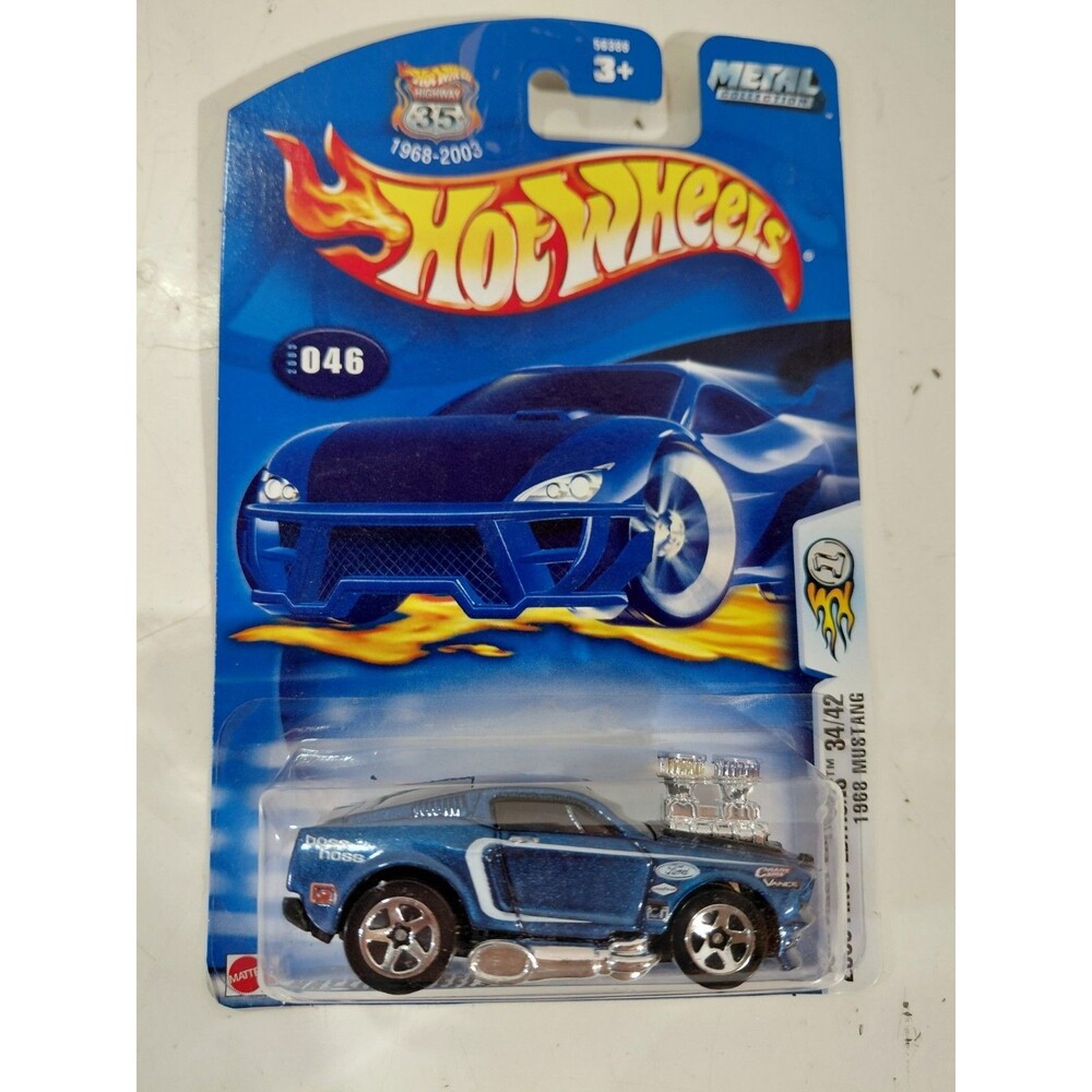 NIP Hot Wheels 2003 First Edition 1:64 Die Cast 1968 Ford Mustang Muscle Car